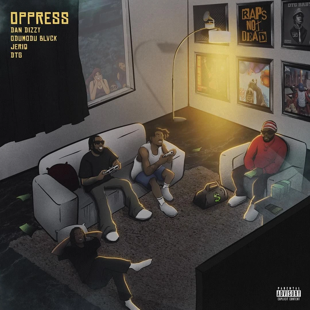 DanDizzy Ft. ODUMODUBLVCK, JeriQ & DTG – Oppress